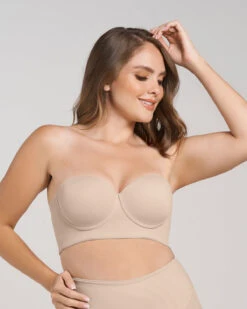 Bra 360: Strapless Longline Contouring Bra 28 Bra 360: Strapless Longline Contouring Bra -Leonisa Sale Store 011911L 802 1200x1500 2021 1
