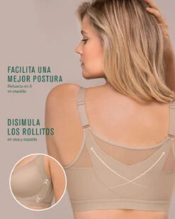 Multi/Benefit Comfortable Posture Corrector Bra With Contour Cups 40 Multi/Benefit Comfortable Posture Corrector Bra With Contour Cups -Leonisa Sale Store 011936 802 1200x1500 lang es 5