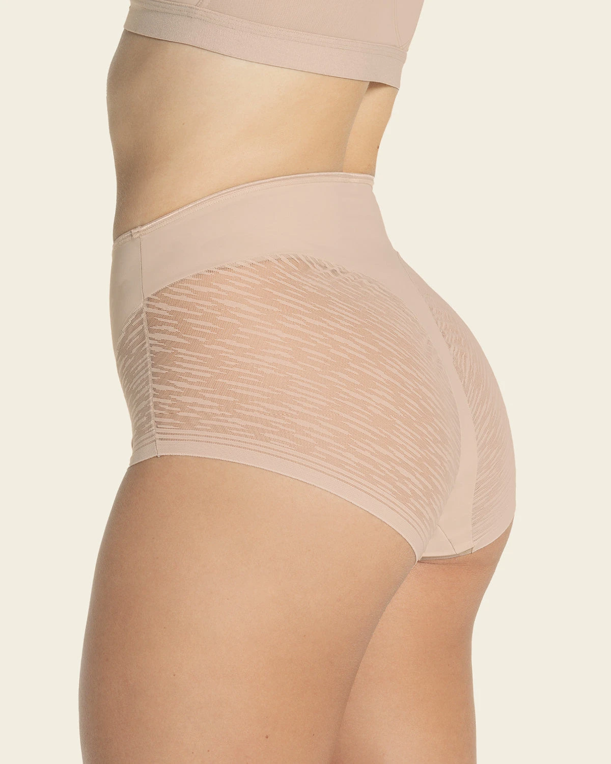 High-Waisted Sheer Lace Shaperknicker 12 High-Waisted Sheer Lace Shaperknicker - Image 10