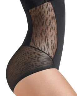 High-Waisted Tulle-Lined Shapewear Knicker Mild Tummy Control -Leonisa Sale Store 012988 700 1200X1500 2021 3