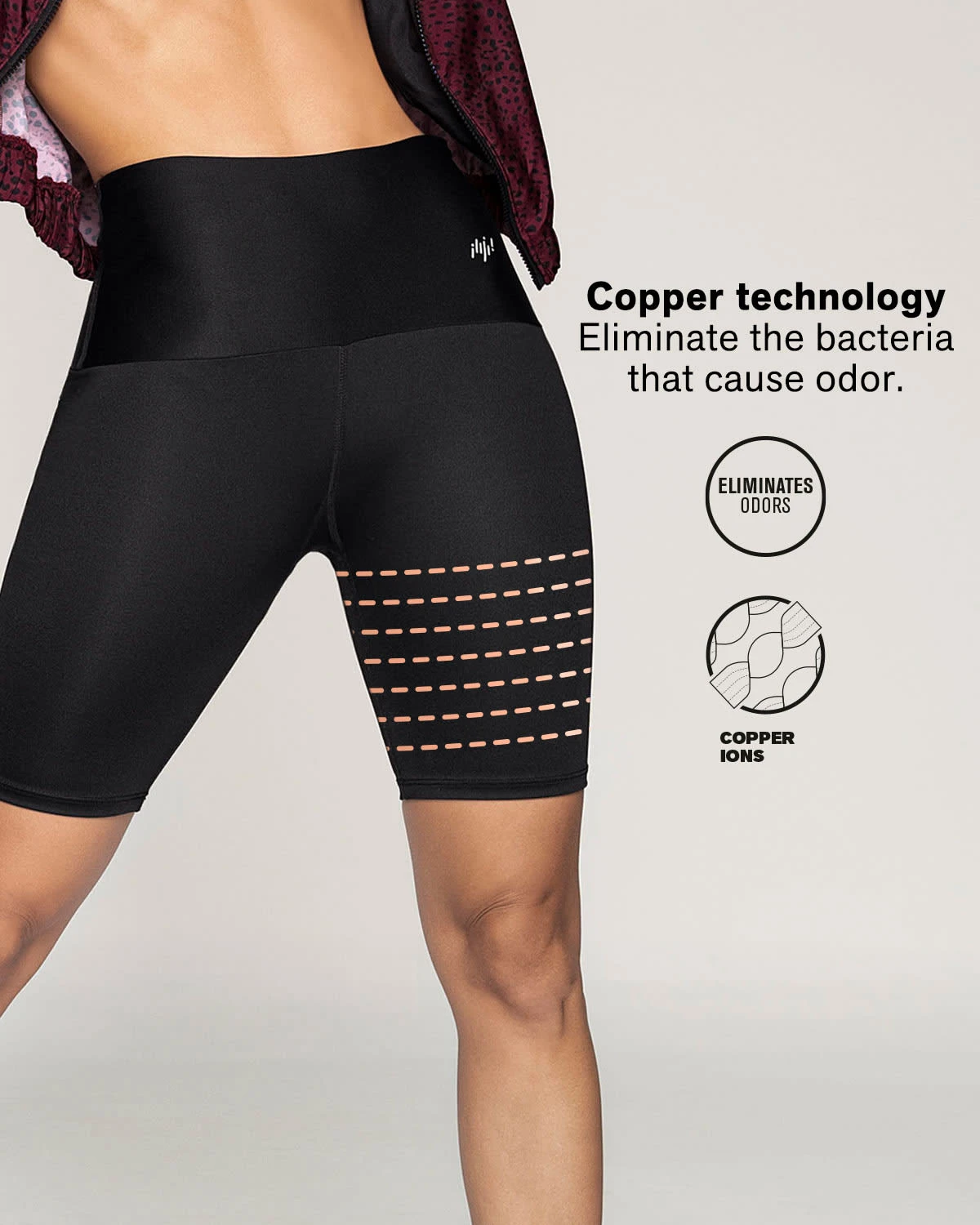 High-Waisted Knee-Length Shaper Bike Short ActiveLife 15 High-Waisted Knee-Length Shaper Bike Short ActiveLife - Image 13