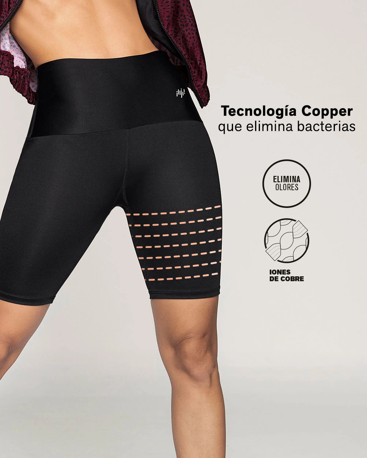 High-Waisted Knee-Length Shaper Bike Short ActiveLife 6 High-Waisted Knee-Length Shaper Bike Short ActiveLife - Image 4