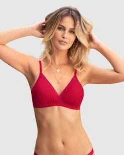 Feather Fresh High-tech Wireless Tulle Overlay V-neck Bralette -Leonisa Sale Store 091028 323 1200X1500 def 1