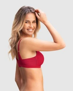 Feather Fresh High-tech Wireless Tulle Overlay V-neck Bralette -Leonisa Sale Store 091028 323 1200X1500 def 2