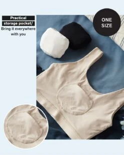 One-Size Pocket Bra Built-In Storage Pocket -Leonisa Sale Store 091036 1200x1500 lang gb 5