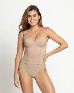 Longline Strapless Bustier Bra -Leonisa Sale Store 091070C 802 1200x1500 2022 3