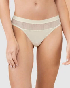 Eco-Friendly Thong Knicker With Tulle Details And Ultra-Flat Waistband -Leonisa Sale Store 092017 253 1200X1500 o.k 2