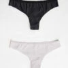 2-Pack Super-Soft Low-Rise Thong Knickers