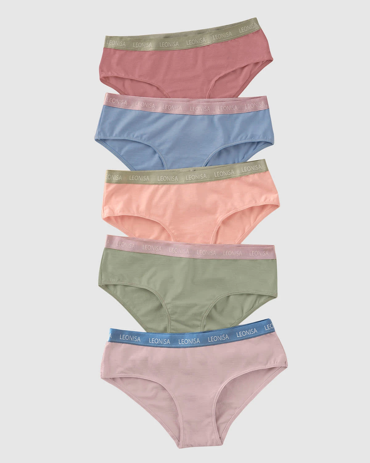 5-Pack Cotton Blend Hipster Knickers 8 5-Pack Cotton Blend Hipster Knickers - Image 6