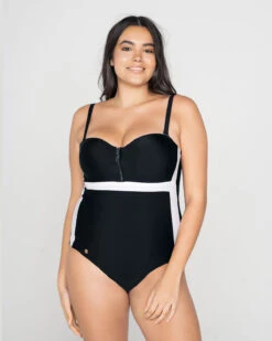 One-Piece Slimming Tummy Compression Swimsuit -Leonisa Sale Store 190664BL 700 1200x1500 2022 1