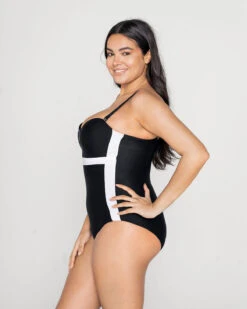 One-Piece Slimming Tummy Compression Swimsuit -Leonisa Sale Store 190664BL 700 1200x1500 2022 3