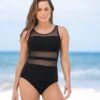 One-Piece Slimming Swimsuit With Cups -Leonisa Sale Store 190674B 700 1200X1500 1