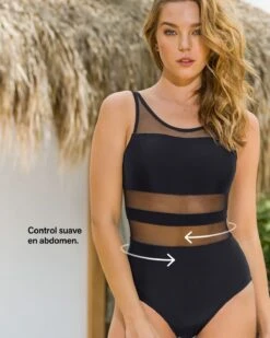 One-Piece Slimming Swimsuit With Cups -Leonisa Sale Store 190674B 700 1200x1500 lang es 5