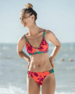 Front Cutout Tie Back Eco-Friendly Bikini Top Made Of Recycled Plastic -Leonisa Sale Store 192092 632 1200X1500 5