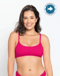 Eco-Friendly Textured Bikini Top Made Of Recycled Nylon -Leonisa Sale Store 192117N 338 1200X1500 tg 1