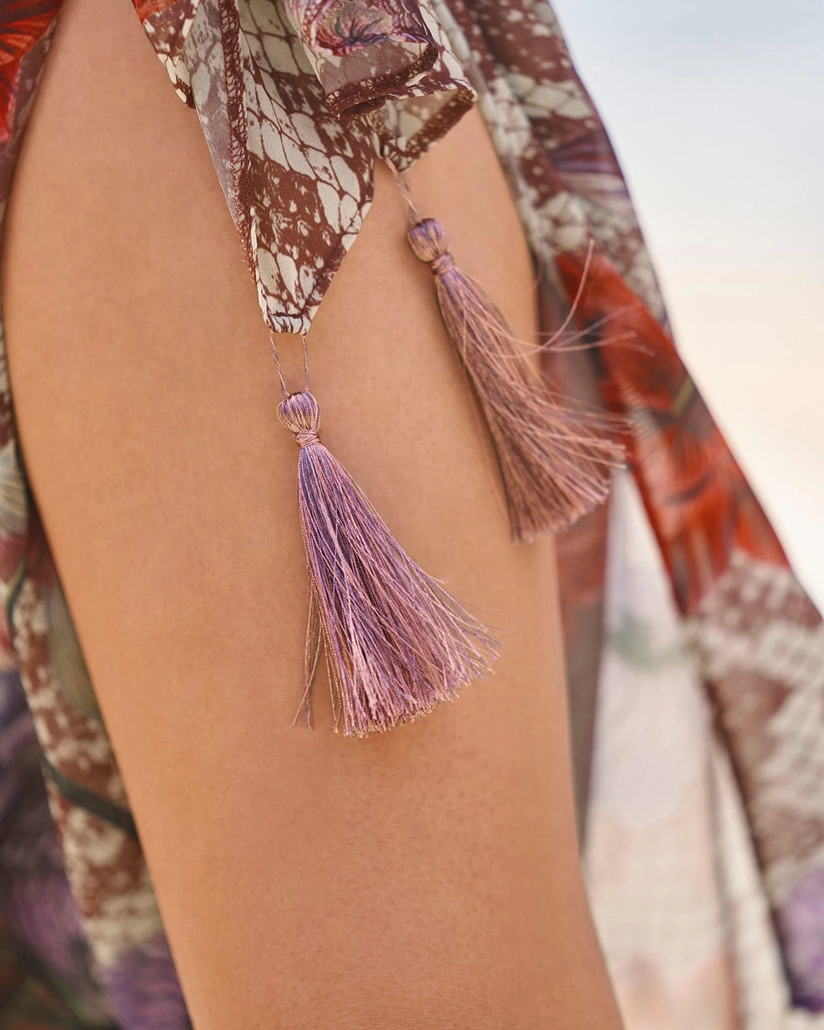 Swimsuit Cover Up With Decorative Tassels 7 Swimsuit Cover Up With Decorative Tassels - Image 5