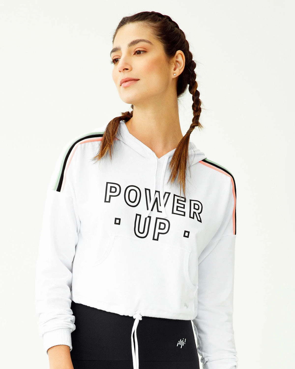 Short-Cut String Hoodie Sport Silhouette 3 Short-Cut String Hoodie Sport Silhouette