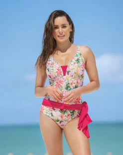 Floral Burst One-Piece Slimming Swimsuit Multiway Skirt -Leonisa Sale Store 19A051 012 1200X1500 5