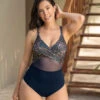 Eco-Friendly Classic One Piece Swimsuit With Tummy Control -Leonisa Sale Store 19A057D 536 1200X1500 1