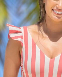 Cheeky Asymmetrical Ruffle Sculpting One-Piece Swimsuit -Leonisa Sale Store 19A060N 339 1200X1500 5