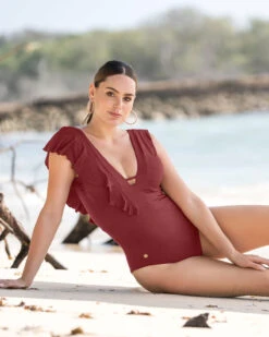 Eco Friendly One-Piece Swimsuit-Slimming Tummy Compression 9 Eco Friendly One-Piece Swimsuit-Slimming Tummy Compression -Leonisa Sale Store 19A086 174 1200X1500 3