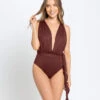 Eco-Friendly Tie Strap One-Piece Swimsuit Made Of Recycled Plastic 2 Eco-Friendly Tie Strap One-Piece Swimsuit Made Of Recycled Plastic -Leonisa Sale Store 19A087N A21 1200X1500 usa 1