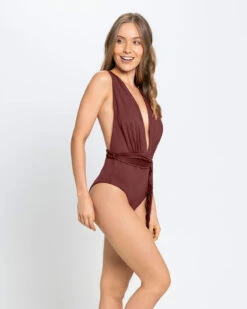 Eco-Friendly Tie Strap One-Piece Swimsuit Made Of Recycled Plastic 8 Eco-Friendly Tie Strap One-Piece Swimsuit Made Of Recycled Plastic -Leonisa Sale Store 19A087N A21 1200X1500 usa 3