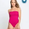Eco-Friendly Recycled Nylon Swimsuit With Ruching -Leonisa Sale Store 19A110N 338 1200X1500 usa 1