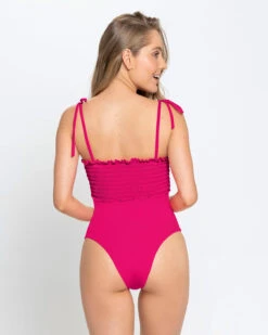 Eco-Friendly Recycled Nylon Swimsuit With Ruching -Leonisa Sale Store 19A110N 338 1200X1500 usa 4