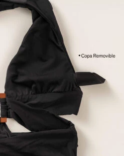 Slimming One-Piece Swimsuit With Stripe Mesh Details -Leonisa Sale Store 19A118N 700 1200X1500 6