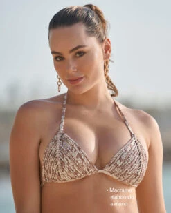 Handmade Macramé Top Adjustable Triangle Bikini 11 Handmade Macramé Top Adjustable Triangle Bikini -Leonisa Sale Store 201528 318 1200X1500 5