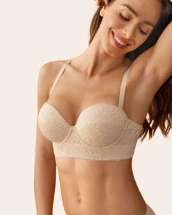 Lace Balconet-Style Push Up Bra With Wide Underbust Band -Leonisa Sale Store 71330 802 1200x1500 2021 3